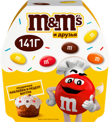 Набор кондитерских изделий M&M'S & FRIENDS Пасхальный Кулич, 141г, крупный план