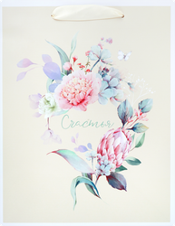 Пакет подарочный CITY HOME TRADE Special Flower 22,7х18х10см, 1шт, фото