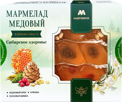 Мармелад MARMECO Сибирское здоровье, на меду, 200г, детальное фото