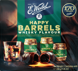Конфеты HAPPY BARRELS Ассорти с начинкой виски, 200г, картинка