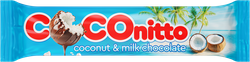 Батончик COCONITTO Кокосовый с ванильно-сливочным вкусом, глазированный, 50г, фото