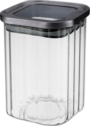 Банка для сыпучих продуктов REGENT INOX Linea Desco, 1.2л, Арт. 74-711, фотография