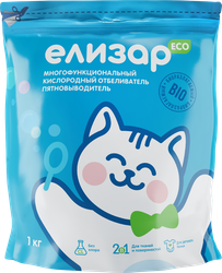 Пятновыводитель ЕЛИЗАР средство для стирки, 1кг, крупный план