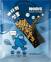 Чипсы нори NORIS с кунжутом, 10г, фото
