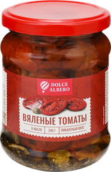 Томаты вяленые DOLCE ALBERO в подсолнечном масле, 240г, фото
