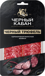 Колбаса сырокопченая КЛИНСКИЙ Черный трюфель, нарезка, 70г, фото