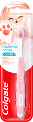 Зубная щетка детская COLGATE Пушистая Лапка супермягкая 2+, крупный план