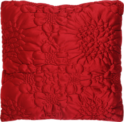 Подушка декоративная объемная HOMECLUB Velvet 45х45см, цвет бордо, Арт. CS1224-2, фото