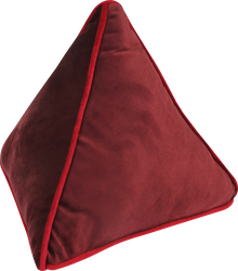 Подушка декоративная HOMECLUB Velvet треугольник, бежевая, Арт. CJ1224-3, фотография