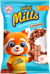 Шарики кукурузные MINI MILLS Шоколадные, 200г, изображение