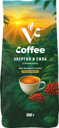 Кофе зерновой VC Утренний бленд жареный, 800г, вид
