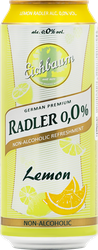 Напиток пивной безалкогольный EICHBAUM Radler Lemon, не более 0,5%, 0.5л, фото