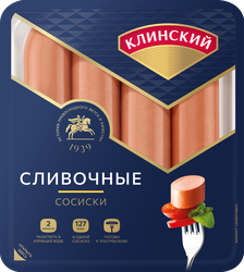 Сосиски КЛИНСКИЙ Сливочные, 410г, картинка
