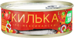 Килька TASTY TINS По-мексикански в томатном соусе, 240г, детальное фото