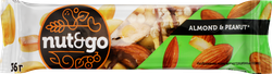 Батончик ореховый NUT&GO с арахисовой пастой, 36г, фото