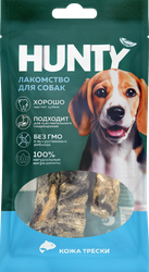 Лакомство для собак HUNTY Кожа тресковых рыб, 40г, фотография