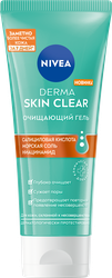Гель для умывания NIVEA Derma Skin Clear очищающий, 90мл, фотография
