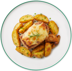 Мясо По‑французски с запеченным картофелем РЕСТО ШИК, 250г, вид