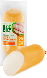 Колбаса вареная ЛЕНТА LIFE Оригинальная куриная, 300г, детальное фото