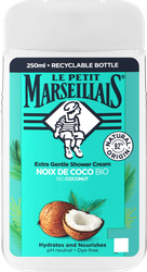 Гель для душа LE PETIT MARSEILLAIS Bio Кокос, 250мл, изображение