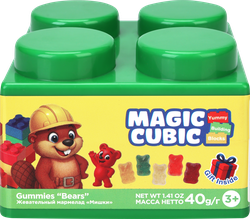 Мармелад жевательный SMELLO Magic Cubic, в ассортименте, 40г, вид