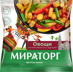 Овощи МИРАТОРГ По-мексикански с курицей, 400г, изображение