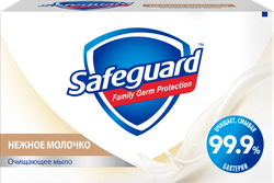 Туалетное мыло SAFEGUARD Нежное молочко, 100г, фотография