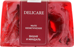 Туалетное мыло DELICARE косметическое ручной работы, 80г, изображение