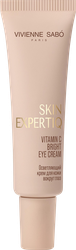 Крем для кожи вокруг глаз VIVIENNE SABO Skin Expertiq Осветляющий с витамином C, 20мл, крупный план