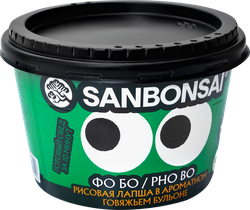 Суп SANBONSAI Фо Бо, рисовая лапша в говяжьем бульоне, 113г, фотография