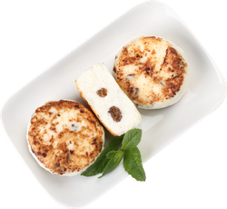 Сырники Домашние с изюмом, вид