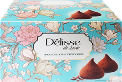 Конфеты неглазированные DELISSE DE LUXE Трюфель классический, 200г, детальное фото
