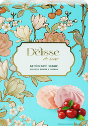 Зефир DELISSE DE LUXE Белевский Ассорти: вишня, клюква, 250г, фотография