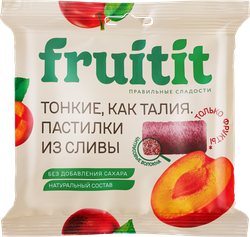 Пастилки фруктовые FRUIT Слива, без сахара, 70г, изображение