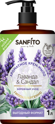 Крем-мыло жидкое SANFITO Лаванда, сандал, 1000мл, изображение