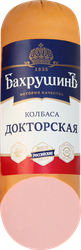 Колбаса вареная БАХРУШИНЪ Докторская, 400г, вид