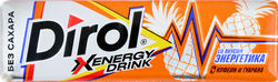 Жевательная резинка DIROL X Energy drink, без сахара, 13,6г, детальное фото