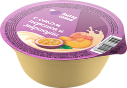 Продукт йогуртный пастеризованный ВЫБОР СЕМЬИ с соком персика и маракуйи 2,5%, без змж, 130г, детальное фото