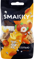 Смесь ореховая SMAKKY жареная, 200г, фото
