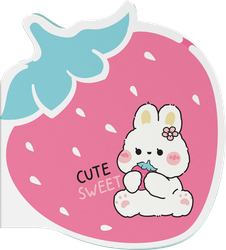 Набор MESHU Cute Sweet, флажки-закладки и самоклеящиеся блоки, 20 листов, 5 цветов, фото