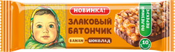 Батончик злаковый АЛЕНКА банан и шоколад, 19г, картинка