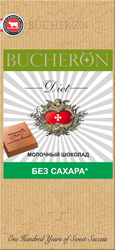 Шоколад молочный BUCHERON Diet, без сахара, 70г, картинка