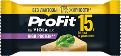 Сыр полутвердый VIOLA ProFit высокобелковый 33%, без змж, 50г, крупный план