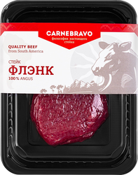 Стейк из говядины CARNEBRAVO Флэнк, 200г, фотография