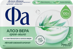 Крем-мыло твердое ФА Алоэ вера, 90г, изображение
