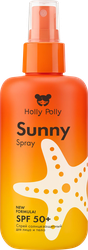 Спрей солнцезащитный для лица и тела HOLLY POLLY Sunny New formula SPF 50+/PPD 30, 150мл, детальное фото