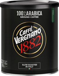 Кофе молотый VERGNANO Arabica Moka, 250г, крупный план