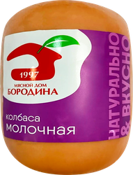 Колбаса вареная МД БОРОДИНА Молочная, 400г, вид