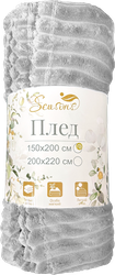 Плед SEASONS Line 150x200см, жемчужно-серый, Арт. 06706, фото