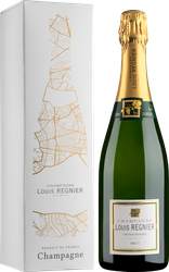Вино игристое LOUIS REGNIER Champagne Grande Reserve выдержанное белое брют, п/у, 0.75л, фото